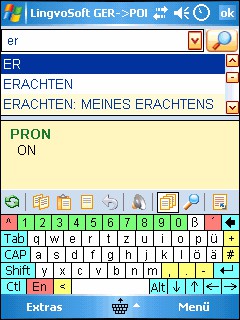 LingvoSoft Talking Dictionary German <-> Polish fo 2.7.09 screenshot